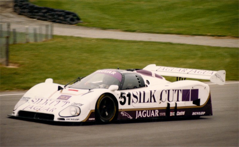 Jaguar at Brands in 1986