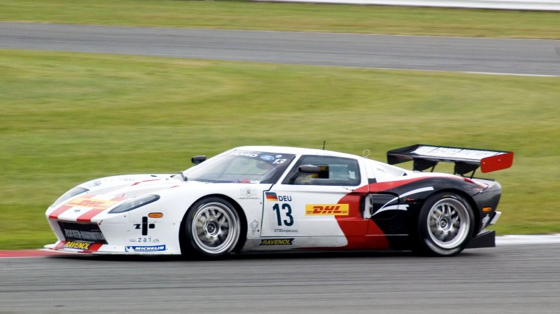 Ford GT in GT1 at Silverstone, 201