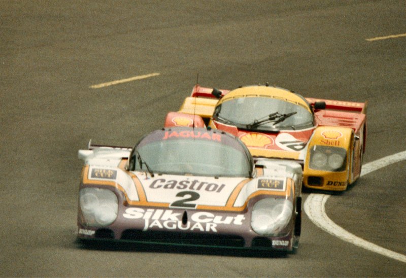 Jaguar vs Porsche - Le Mans 1988