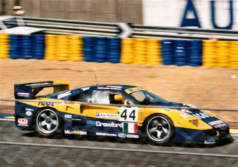 F40 at their last Le Mans, 1996